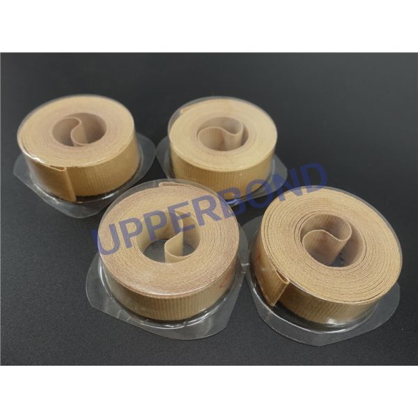Quality 22*2489mm Yellow Customized Garniture Tape For Cigarette Filter Maker wholesale