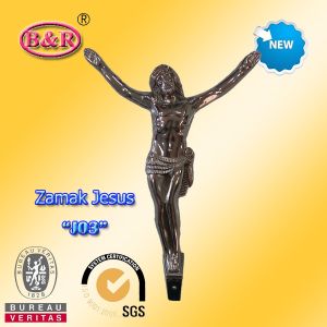 Cross crucifix part zamak jesus No " J01 " zinc alloy size: 12.5*17cm
