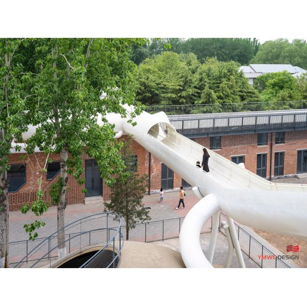 6 Color Stainless Steel Outdoor Children's Playground Design and Planning Solution