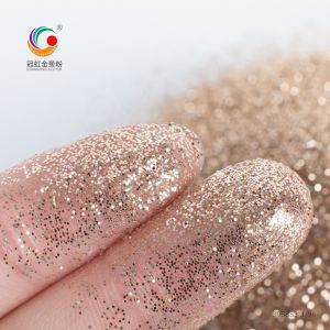 Bulk Ultra Thin Ultra Bright Brown Hexagonal Glitter Powder for Tile Grout