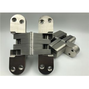 China High Hardness Heavy Duty Invisible Hinge With Satin Nickel Surface on sale