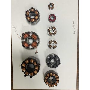 Custom Brushless Motor Iron Core Lamination with Metal Color and Stator