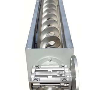 Carbon Steel Spiral Conveyor System For Ash Sludge Grain Shaftless Industrial