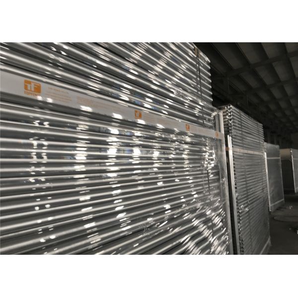 Free Standing Temporary Fencing Panels 2.1mx2.4m OD32mm wall thick 1.80mm Mesh