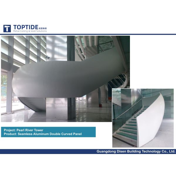 PVDF Painted 2.0mm Fireproof Ceiling Board , Perforated False Ceiling