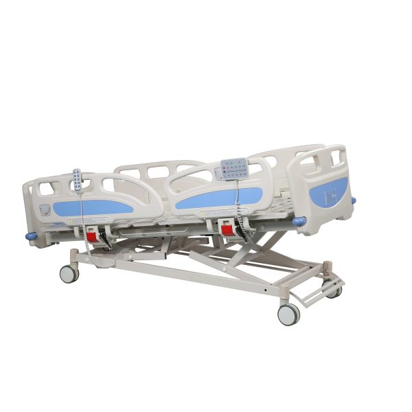 Quality FDA Approved  Electric Five Function Hospital Beds with ABS side wholesale