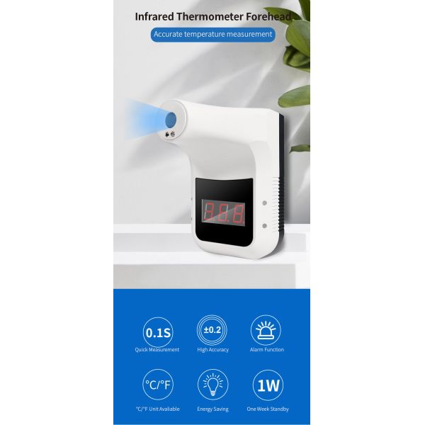 10cm Forehead Body Infrared Thermometer