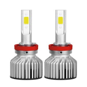 Universal Cob Led Headlight Bulbs , H8 H9 H11 Led Headlight Bulb 50000 Working
