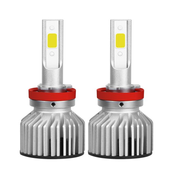Universal Cob Led Headlight Bulbs , H8 H9 H11 Led Headlight Bulb 50000 Working