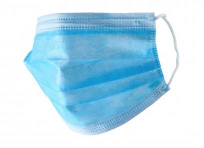 Quality Fluid Resistant Three Layer Antiviral Disposable Breathing Mask wholesale