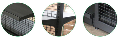 Back Net Stationery Shop Metal Shelf, Commercial Display Racks