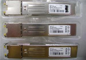 Cheap GLC-T 1000BASE-T Optical Transceiver Module , Cisco Original SFP Modules for sale