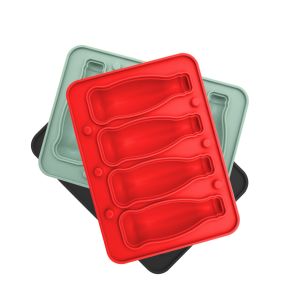 Silicone Ice Cube Trays 3 Pack - Large Size Silicone Ice Cube Molds with Leak