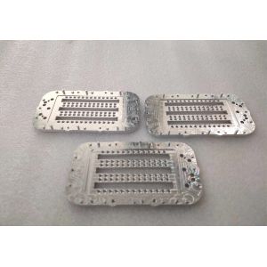 Cheap Multi Functional Precision CNC Milled Aluminum Plate With Symmetrical Perforated Grid for sale