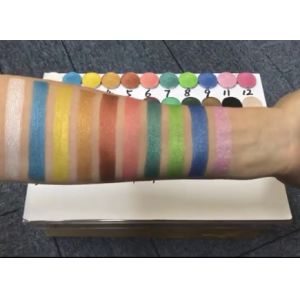 ODM Pressed Glitter Singles Highly Pigmented Eyeshadow For Dark Skin