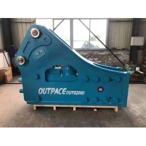 Powerful Percussion 25L/Min Excavator Breaker Hammer 1400 bpm