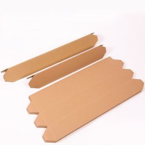 Long Item Shipping Boxes Space Saving Triangular Corrugated Packaging Ideal For