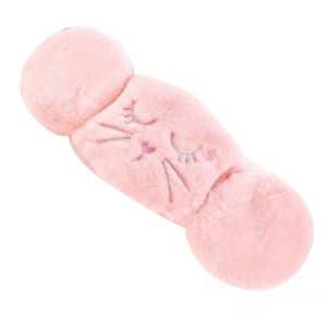 China Cartoon Plush Mouth Earmuff With Ear Bag on sale