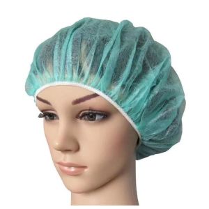 CE Standard Disposable Polypropylene Non Woven PP Round Bouffant Cap for Beauty