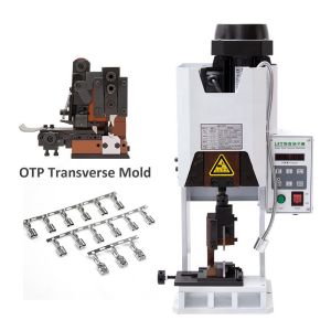 1-8T Semi Automatic Electric Cable Terminal Crimping Machine 30mm Stroke JST