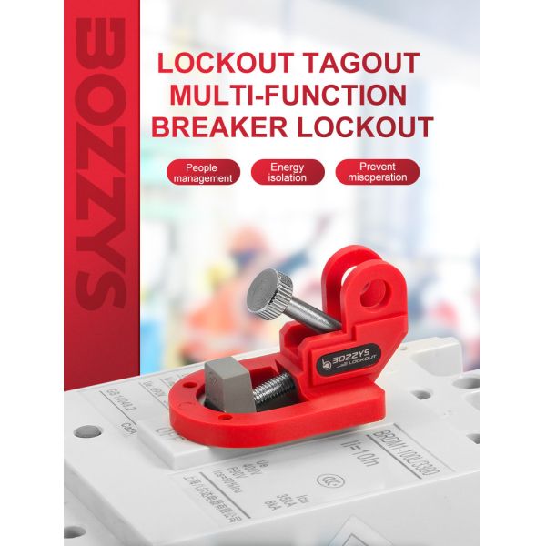 BOSHI Industrial Safety Polypropylene Metal Circuit Breaker Lockout Device