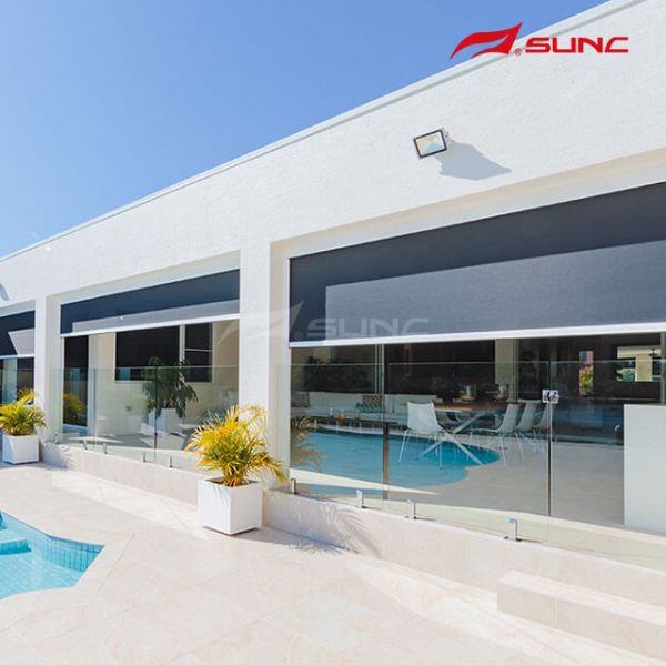 Quality Waterproof Zip Track Blinds Blackout Retractable Window Treatments for Advanced Window Covering wholesale