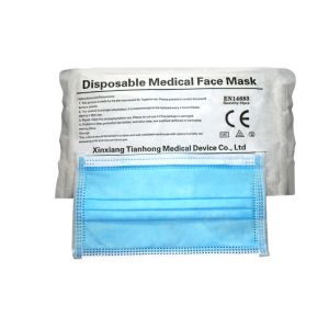 China Surgical Anti Bacterial Virus BFE98 Disposable Non Woven Face Mask on sale