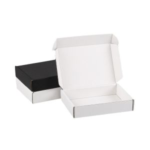 Customizable White Rigid Electronics Shipping Packaging Box Art Paper With