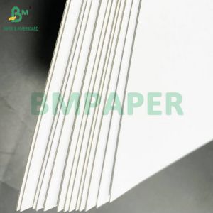 Good Stiffness 1mm 2mm Laminated Cardboard With Both Sided White Middle Grey