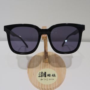 Inclusive Anti Reflective Sunglasses Purple Polarized Black Acetate