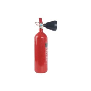 2kg Carbon Steel CO2 Fire Extinguisher Brass Valve And 140mm Outer Diameter