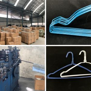 Disposable White Wire Hangers Diameter 2.5mm Environmental Protection