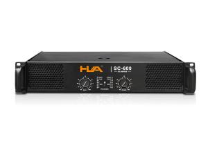 Cheap 2 x 600W Powered Audio Amplifier , Switch Mode Power Amplifier For Line Array Speaker for sale