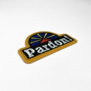 Iron On Merrow Border Embroidered Patch Badges Chest Logo Twill Felt