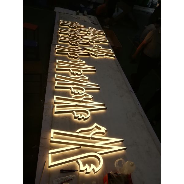 RGB Illuminated Signage Letters hanging / free standing 5 Years Warranty