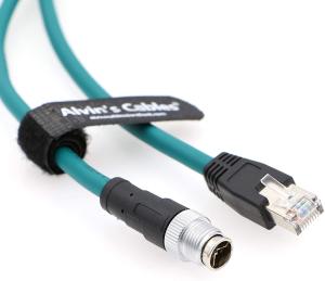 China Ethernet Cable for Cognex in Sight 8200 8400 Series M12 8 Position X Code to RJ45 Shielded Cord for Industrial Camera on sale
