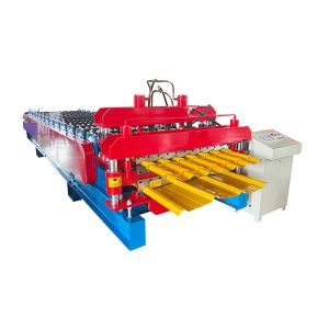 Automatically PPGI GI PPGL GL Double Layer Roll Forming Machine 8*1.5*1.5m
