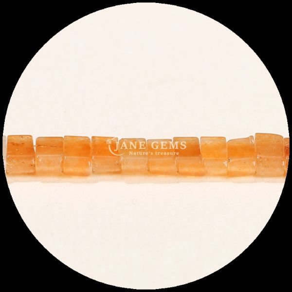 Natural Gemstone Polished Finish Cube Beads Amazonite Picture Jasper Loose Bead Strands For Jewelry Making