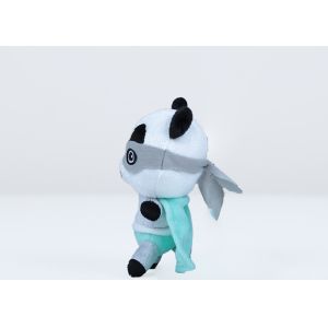 Panda Shape Plush Keychain Toys PP Cotton Material Handmaking Artwork