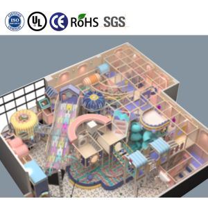 Creative Macaron Themed Kids Amusement Park Environmentally Friendly