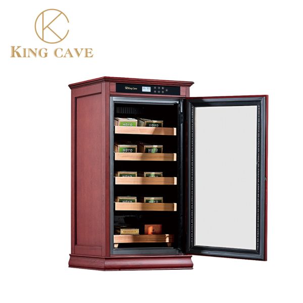 Quality 2 In 1 Wine Fridge And Humidor With Spanish Cedar Wood Racks wholesale