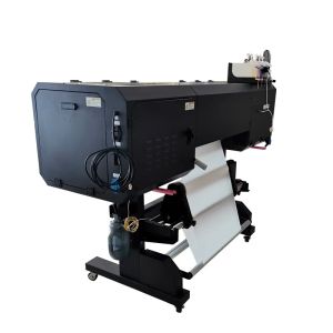 7070 Dual Head Film Printer Roll To Roll Uv Inkjet Digital Label Printer Uv Dtf