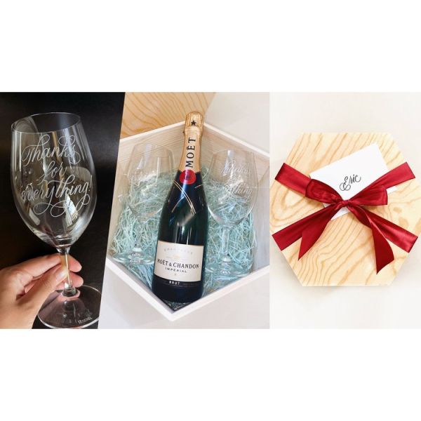 Moet Ice Imperial Branded Wine Accessories Clear BPA Free Tritan Plastic Glasses