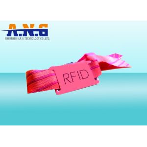 Woven rfid wristband maximizse security and prevents counterfeits