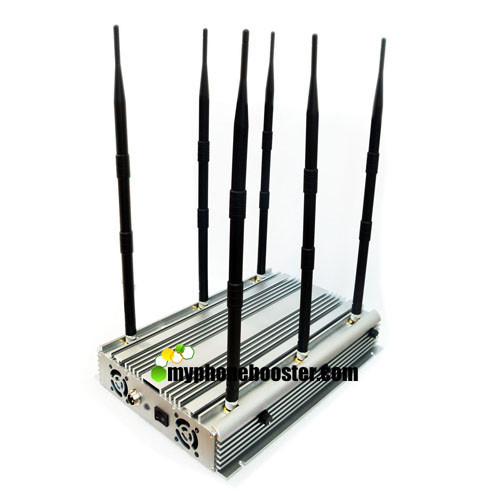 90W High Power Wifi Jammer Blocker Adjustable Mobile Signal Jammer Blocker Block