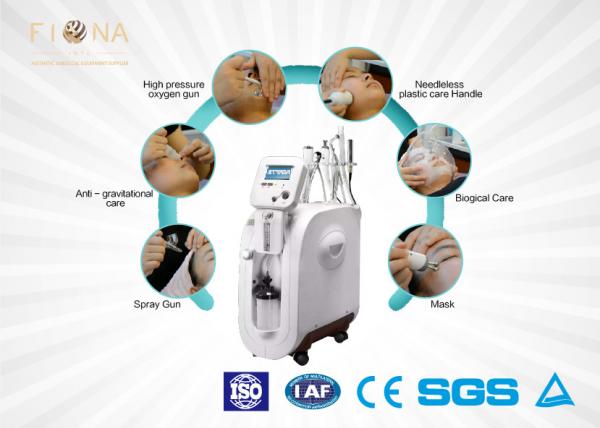 Quality 8 In 1 Beauty Oxygen Facial Machine Jet Therapy With LCD Screen Display wholesale
