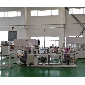 Easy To Operate Sanitary Pads Packing Machine 55-60 Bags/Min CE ISO Certificate