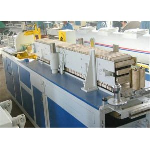 High Efficient WPC Profile Production Line PVC Profile Extrusion Machine / Wood