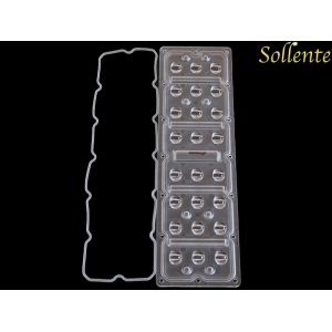 SMD3535 3x8 LED Lens Array Optical PC For 24W Street Light