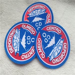 Smooth Custom Heat Transfer Patches 3 Diemensional Embossed Plush Printing